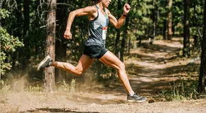 A runner mid-stride in a full-body action shot, limbs in motion and well-defined. - Google Nano Banana Pro