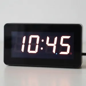 A digital clock display showing the time 