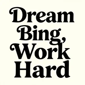 A motivational poster with the quote 